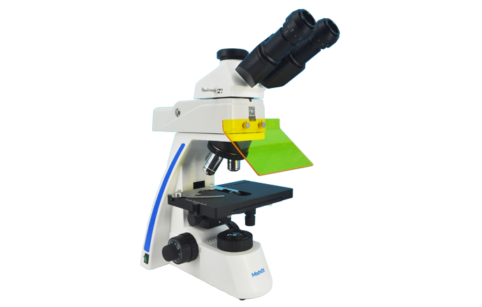荧光显微镜应用于观察LED荧光膜损坏情况