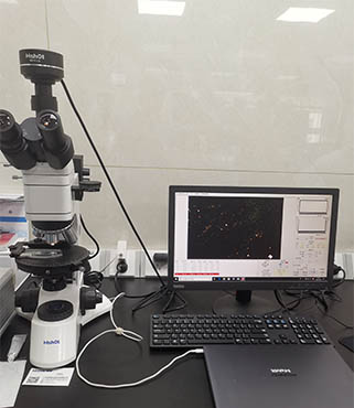 明美偏光显微镜用于药厂药物微粒检测与分析